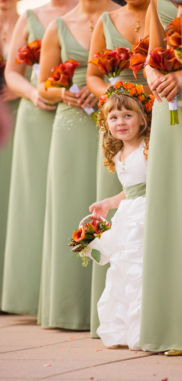 adorable flower girl photo by Jeffrey and Julia Woods